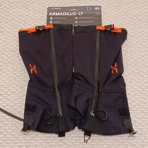 Hillsound Armadillo LT Gaiters in Black and Orange